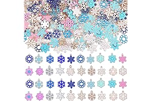 Frozen Charms: Unleash the Magic of Winter with Kingdder's Snowflake Charms