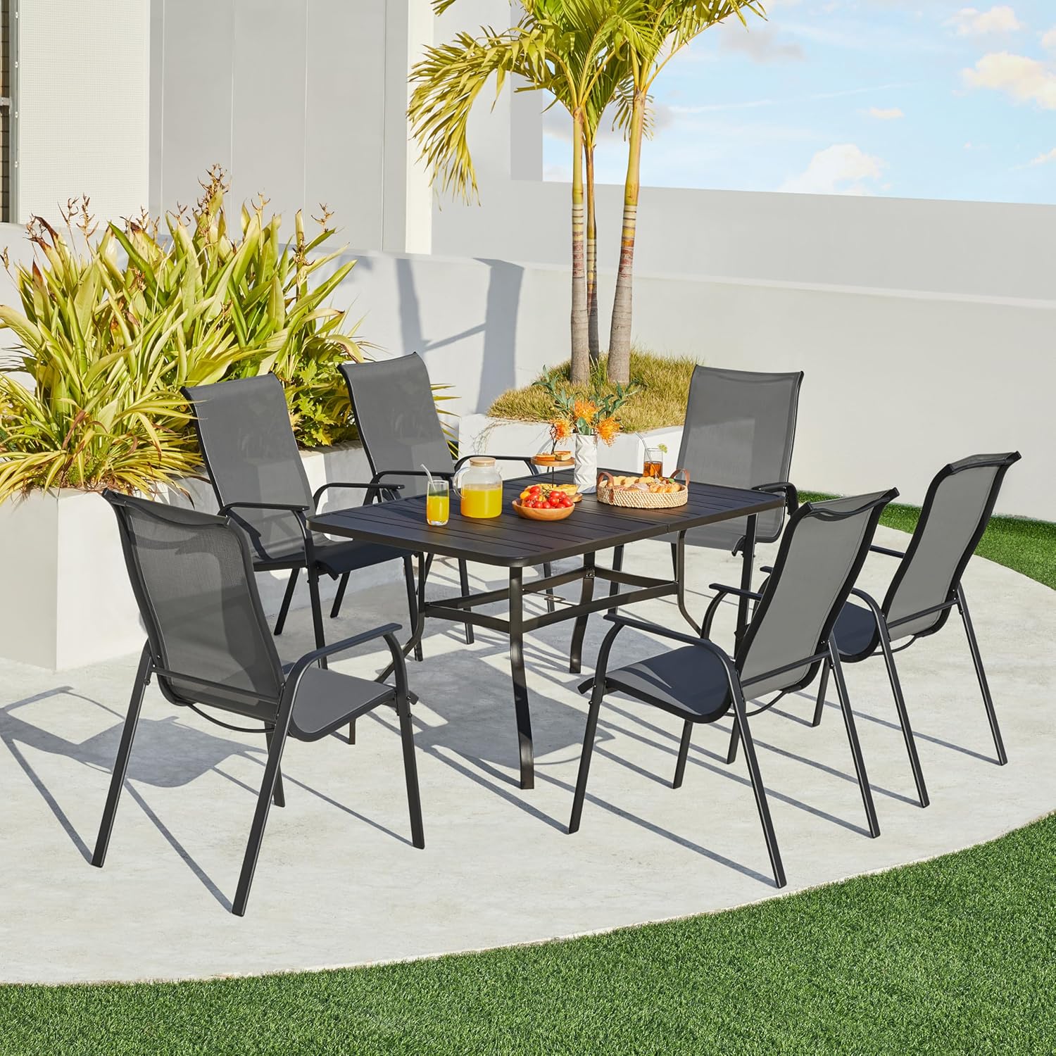Elevate Your Outdoor Space: Review of Yaheetech Stackable Patio Dining Chairs