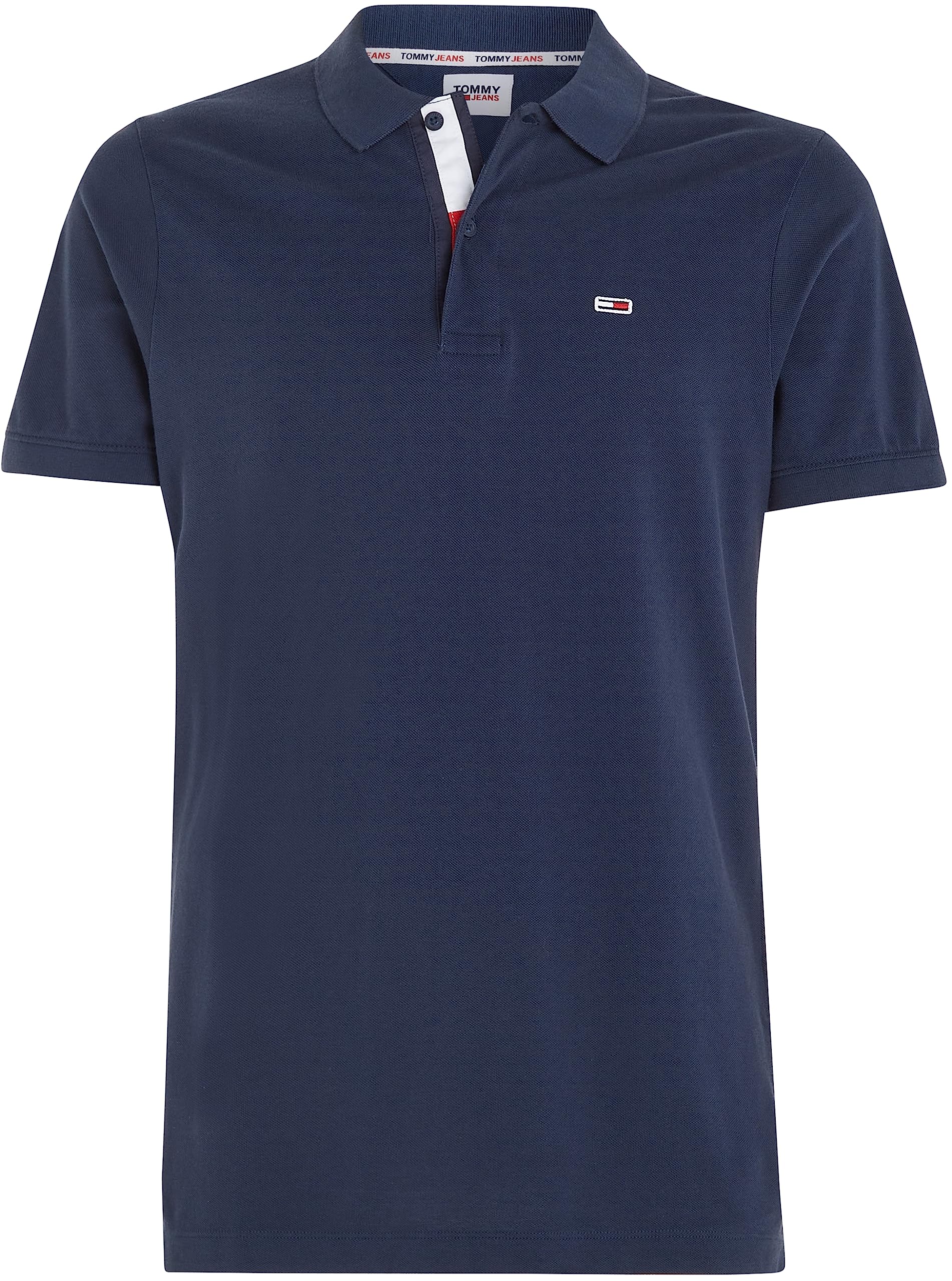 Tommy Jeans Polo de Manga Corta Hombre Slim Fit