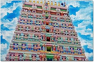 India Jigsaw Puzzle 1000 Piece India Kapaleeshwarar Temple Chennai Puzzle Game Artwork Travel Souvenir Wooden