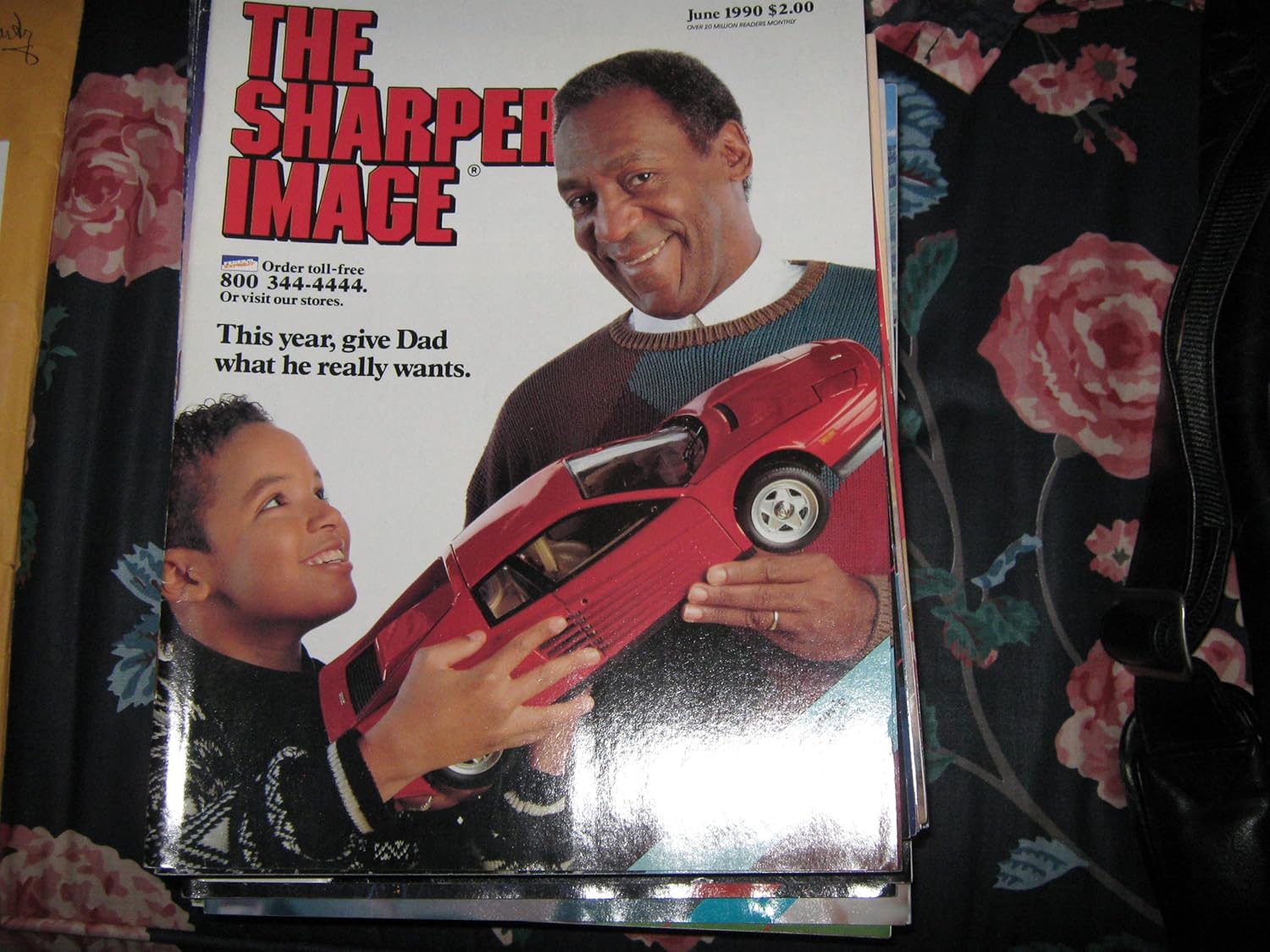 The Sharper Image Catalog , June 1990 , Bill Cosby Richard Thalheimer