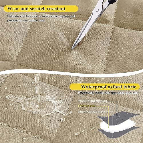 Miniatura 5 de NICETOWN Cortina de puerta con aislamiento térmico y aislamiento contra el viento, puerta temporal curtiana, antipérdida de energía, reduce el