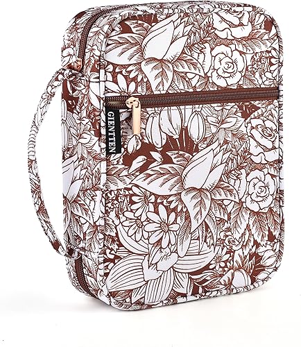 Miniatura 8 de Funda para la Biblia para mujeres con estampado de flores, funda para la Biblia, bolsa de la Biblia, funda de estudio para Biblia, fundas para