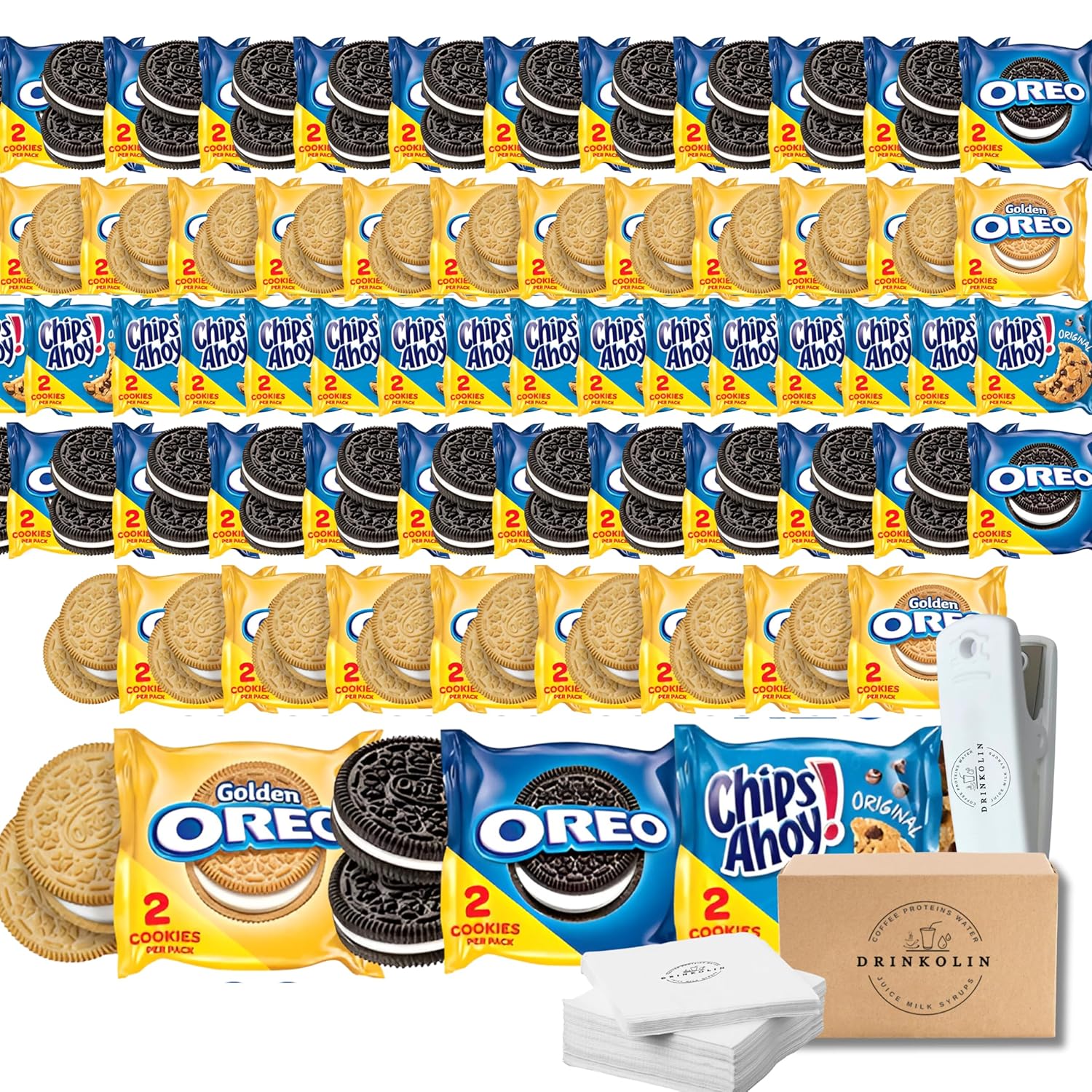 Oreo and Chips Ahoy Variety Pack Cookies Snack Packs Bulk