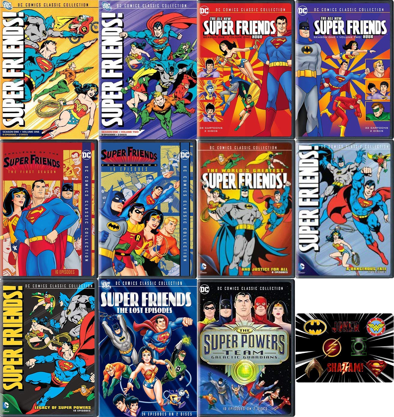 Super Friends Tv Series 11 Dvd Collection With Bonus