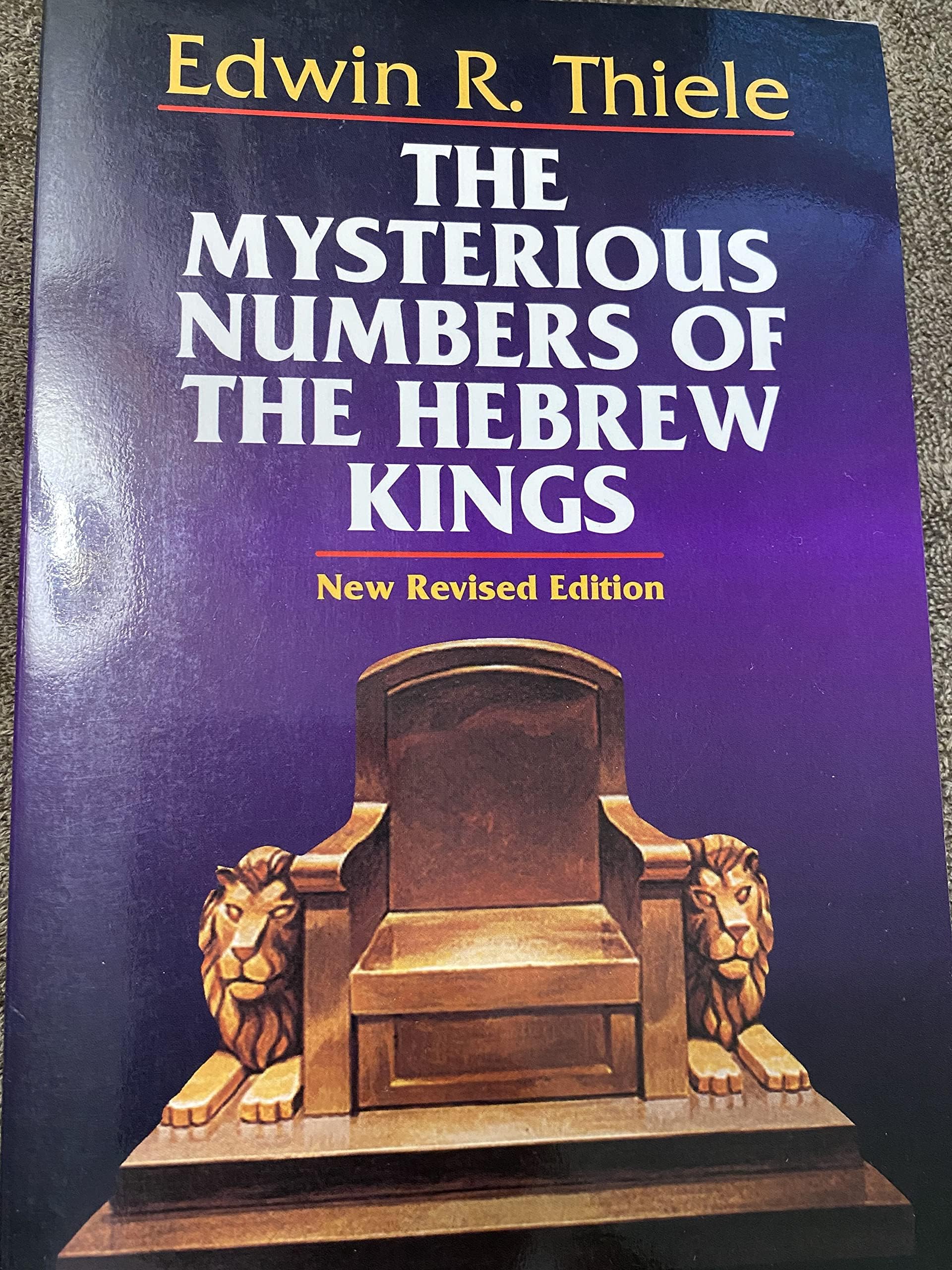 The Mysterious Numbers of the Hebrew Kings