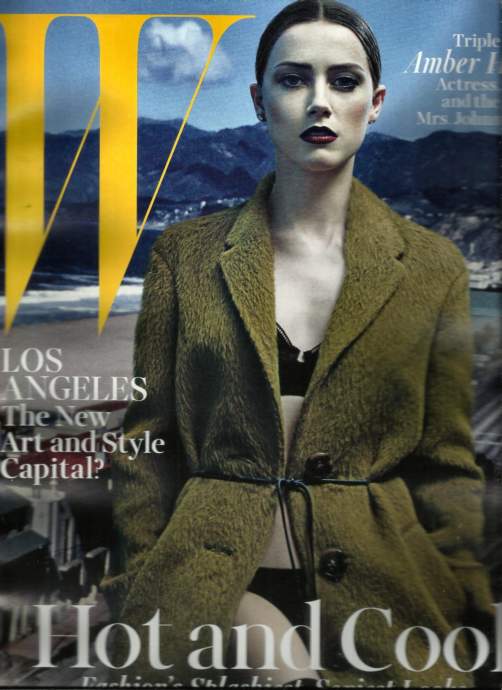 W Magazine June /July 2014 {Amber Heard on the cover}