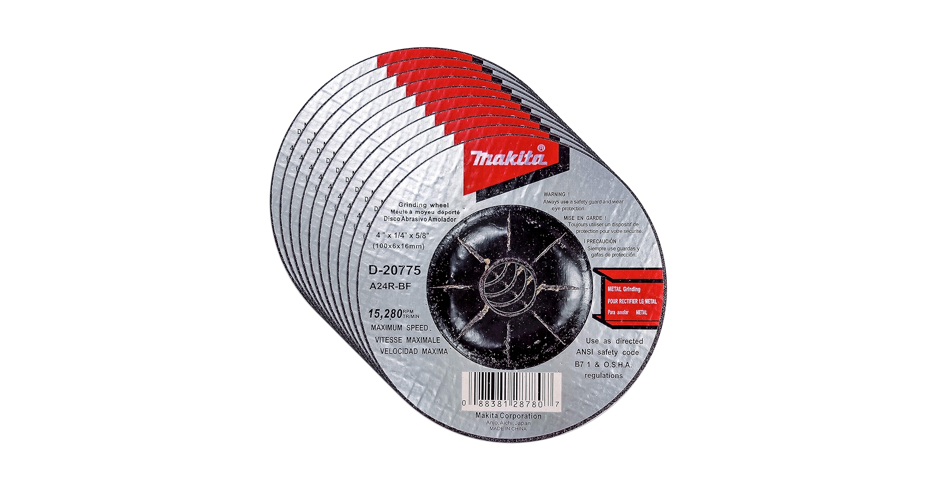 Amazon.com: Makita [10 Pack] 4” x 1/4” x 5/8” Depressed