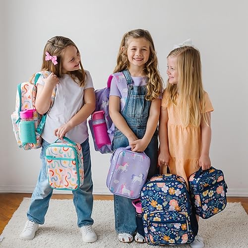 Miniatura 2 de Wildkin ECO rPET - Bolsa de almuerzo aislada original, duradera, elegante, ideal para la escuela y los viajes, unicornio