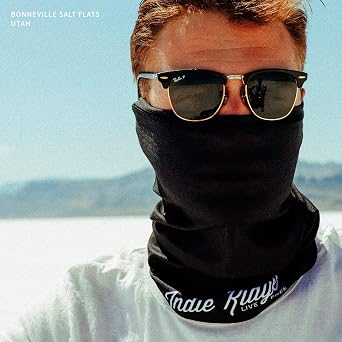 Indie Ridge Motorcycle Outdoor Face Mask - Black Motorcycle Ski Snowboard Winter Face Mask