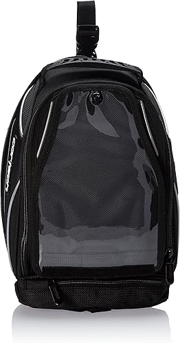 Cortech Super 8230-0605-10 2.0 Negro Perfil Bajo Bolsa de Tanque de Motocicleta Montaje de Correa