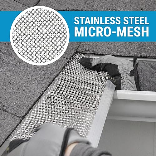 Miniatura 5 de RAPTOR GUTTER GUARD Kit de inglete interior de alto flujo - Paquete de 3 (se adapta a canaleta de 5 pulgadas)