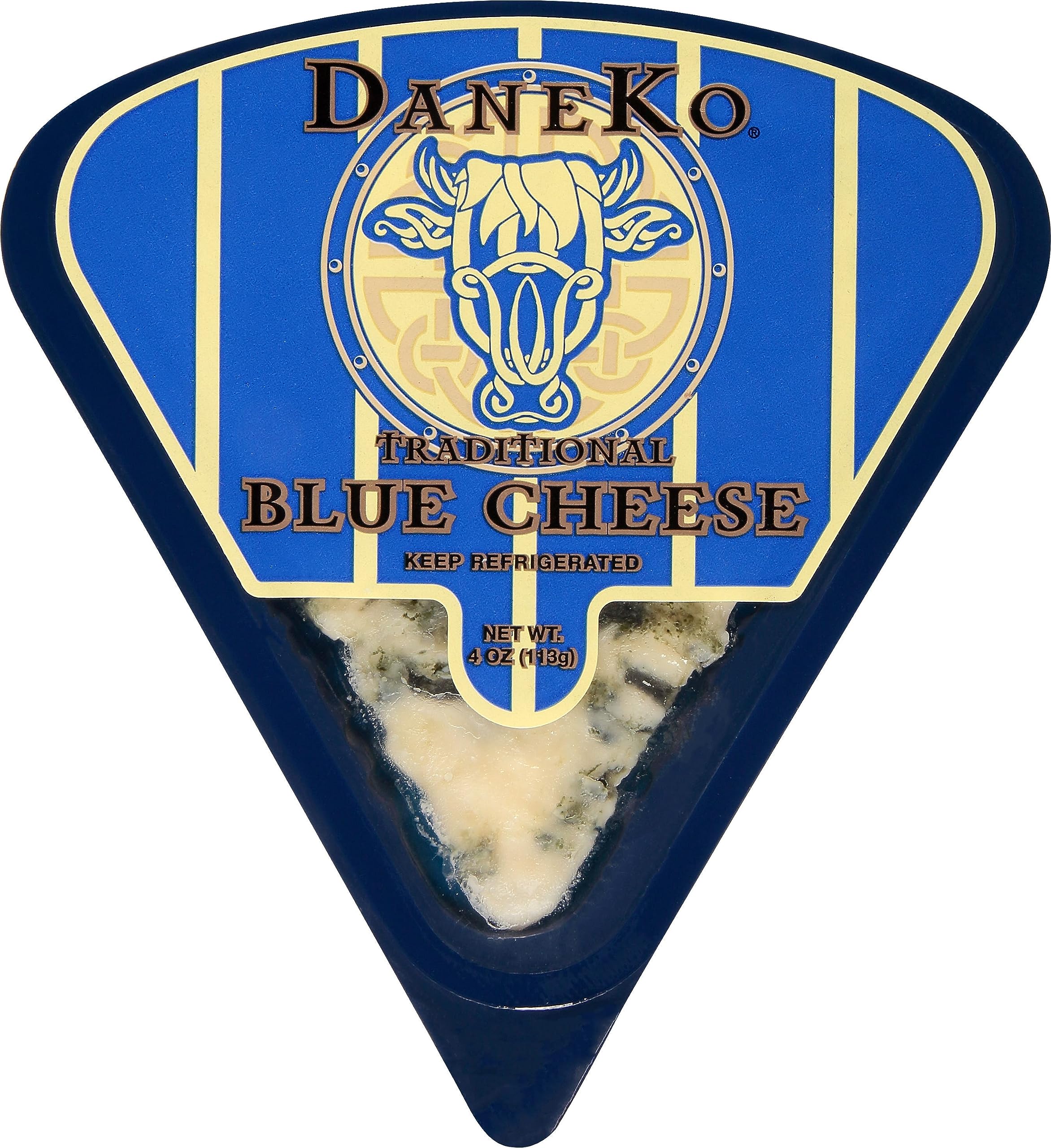 DaneKo Danish Blue Cheese, 4 oz, 12 Pack