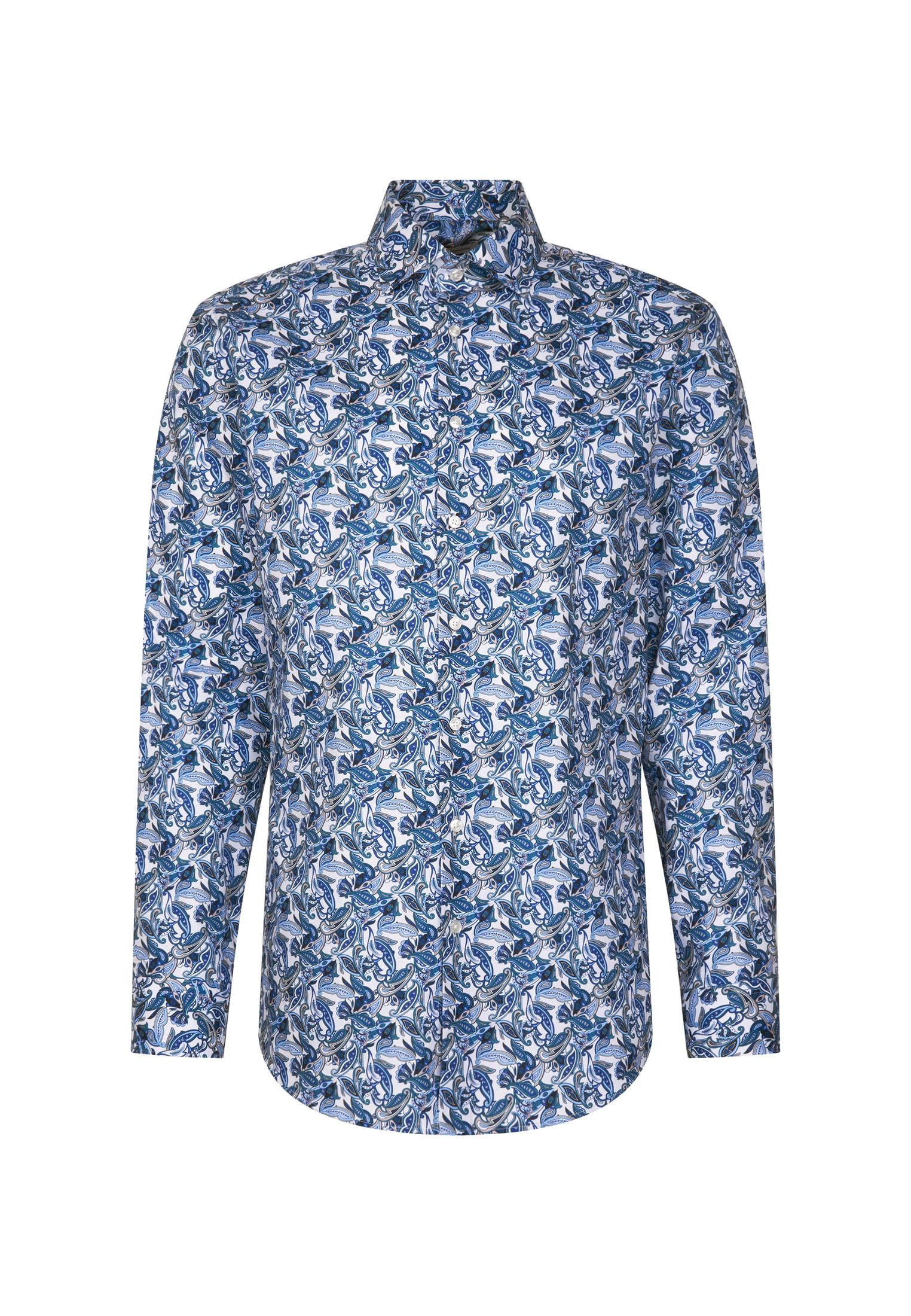 Seidensticker Herren Regular Fit Langarm Business Hemd Business-Hemd