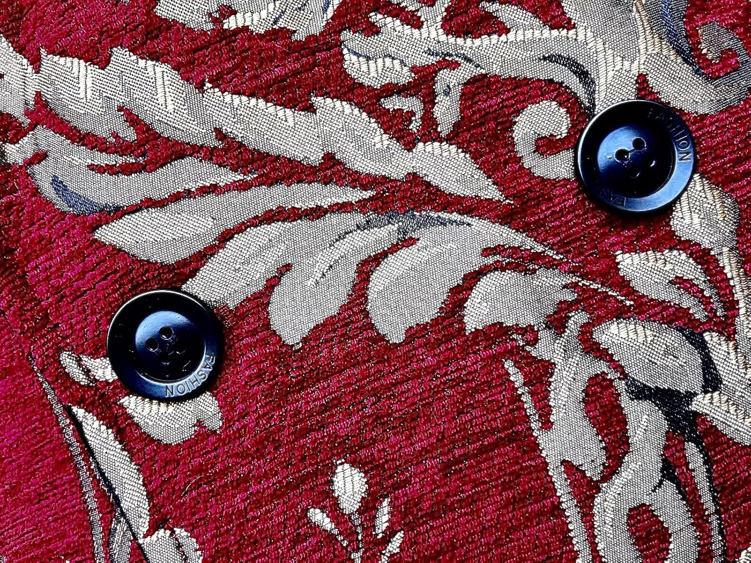 Mens Victorian Double Breasted Vest Gothic Steampunk Waistcoat - Image 5