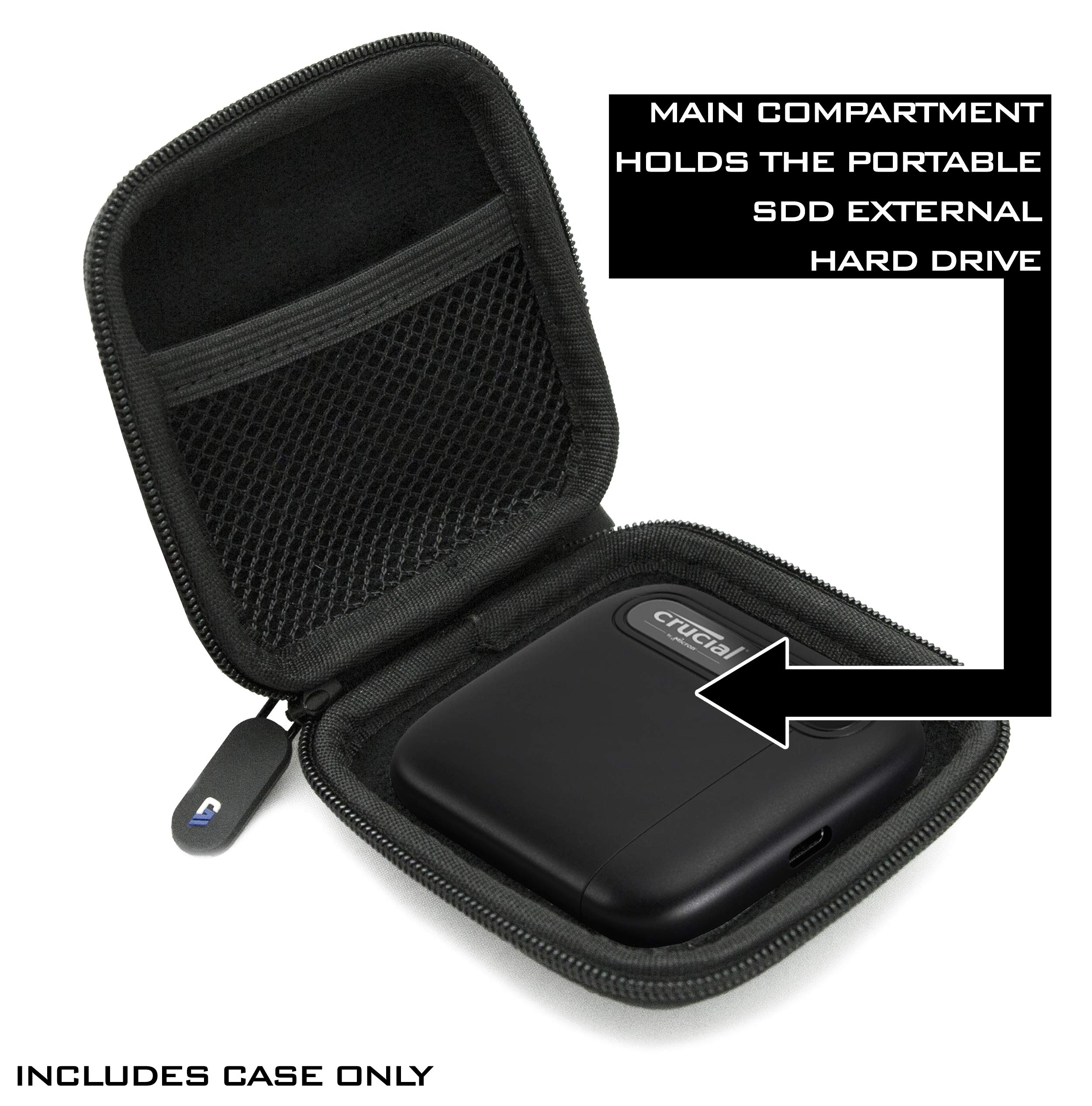 Crucial X6 4TB ポータブルSSD 専用ケース付き Amazon.co.jp: CASEMATIX ケース Crucial X6 4TB ポータブルSSD その他
