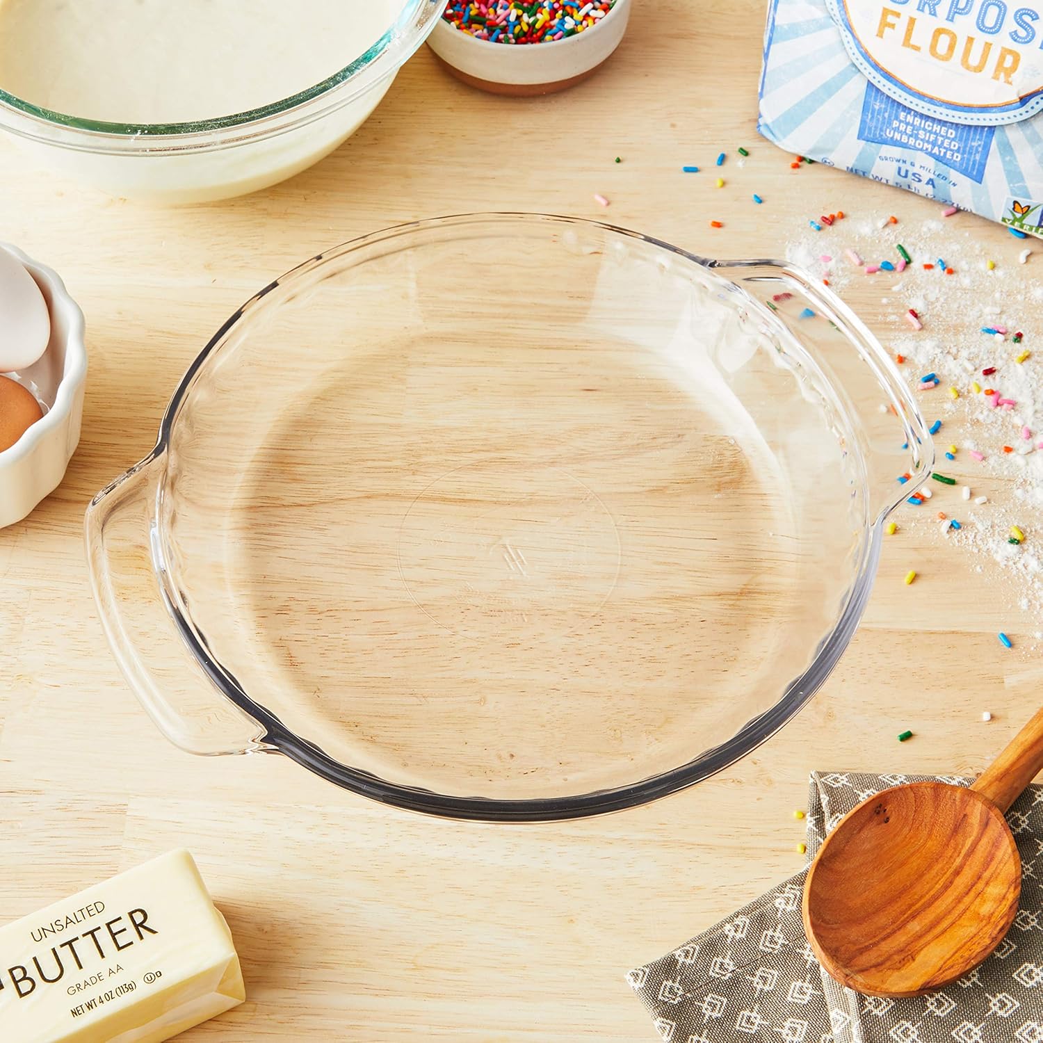 anchor ovenware deep pie plate