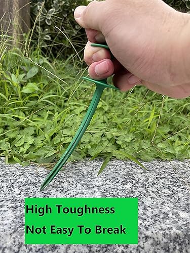 Miniatura 3 de 10 Uds. Verde Jardín Manguera Soporte Guía de Alta Dureza Herramientas de Uñas de Plástico para Riego y Aspersor Protege Tus Plantas y Flores