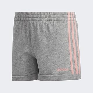 Kids Girl's Cuffed French Terry Shorts (Big Kids) Grey Heather MD (10-12 Big Kids)