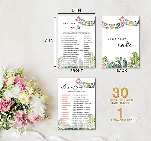 Miniatura 3 de Juego de 30 tarjetas de juego (A15) para despedida de soltera, decoración mexicana para despedida de soltera, despedida de soltera, fiesta de