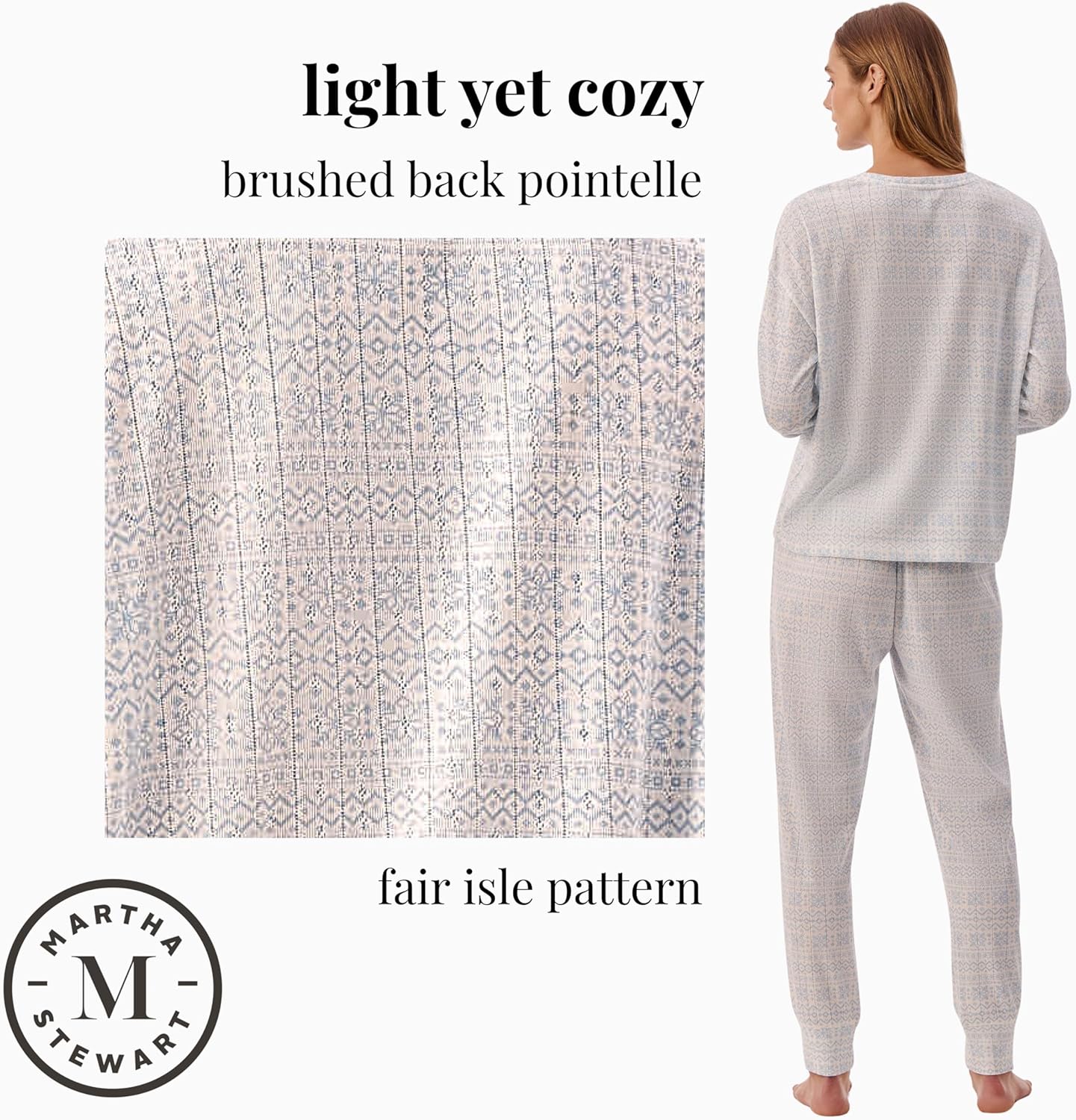 Peace Love & Dreams Henley Pajama 2 Pc Set - Image 5