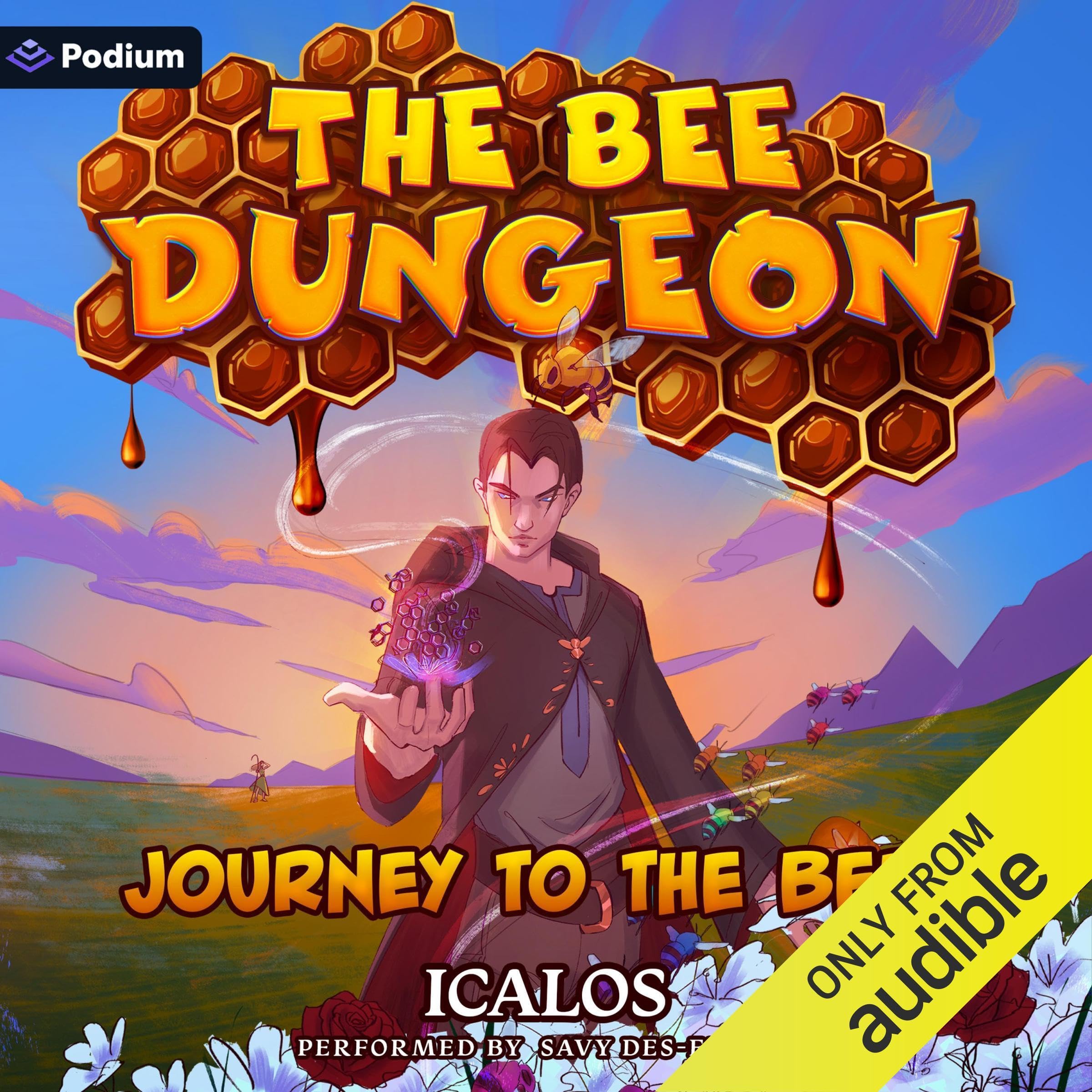 Cover art for Journey to the Bees: A Dungeon-Core LitRPG