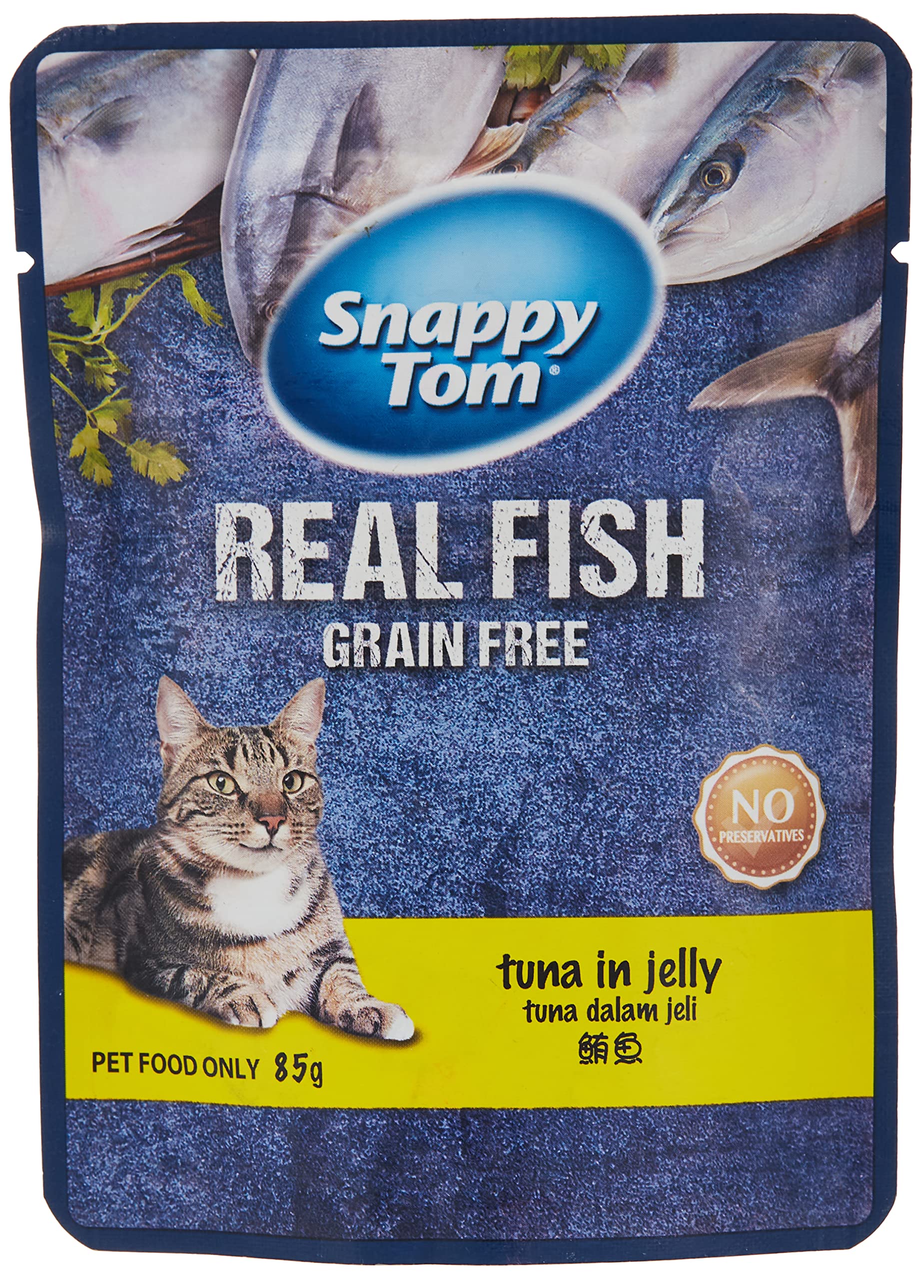 SNAPPY TOM POUCH TUNA IN JELLY 85G
