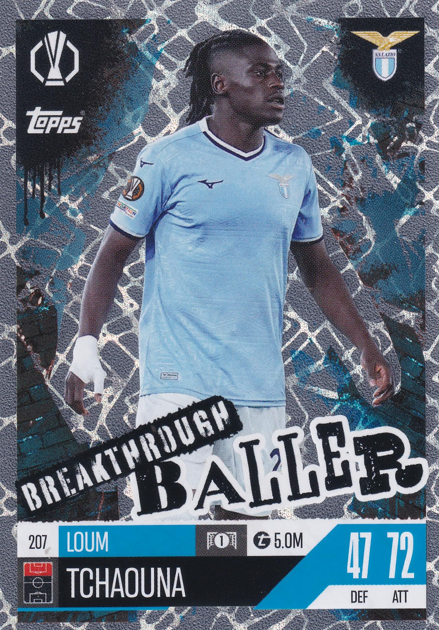 Match Attax Extra 2024 2025 Breakthrough Baller Trading Card(s) You Select (Loum Tchaouna 207)