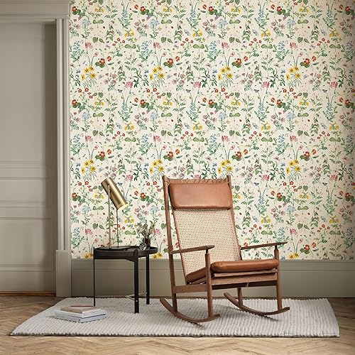 Miniatura 7 de HueBurst Papel pintado Babysbreath de 17.3 x 118 pulgadas (amarillo-3M)