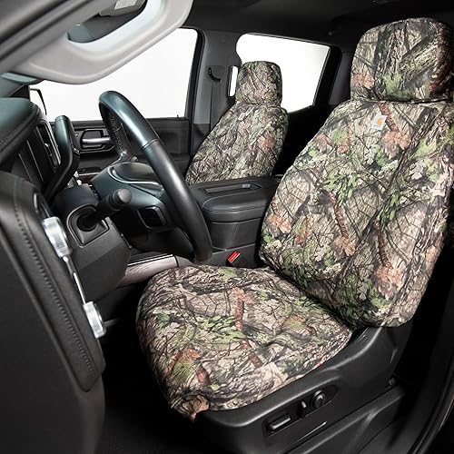 Miniatura 2 de Covercraft Mossy Oak Camo Carhartt SeatSaver - Fundas de asiento personalizadas | Compatible con Ford F-150 2009-2014, F-250/F-350 2011-2016,