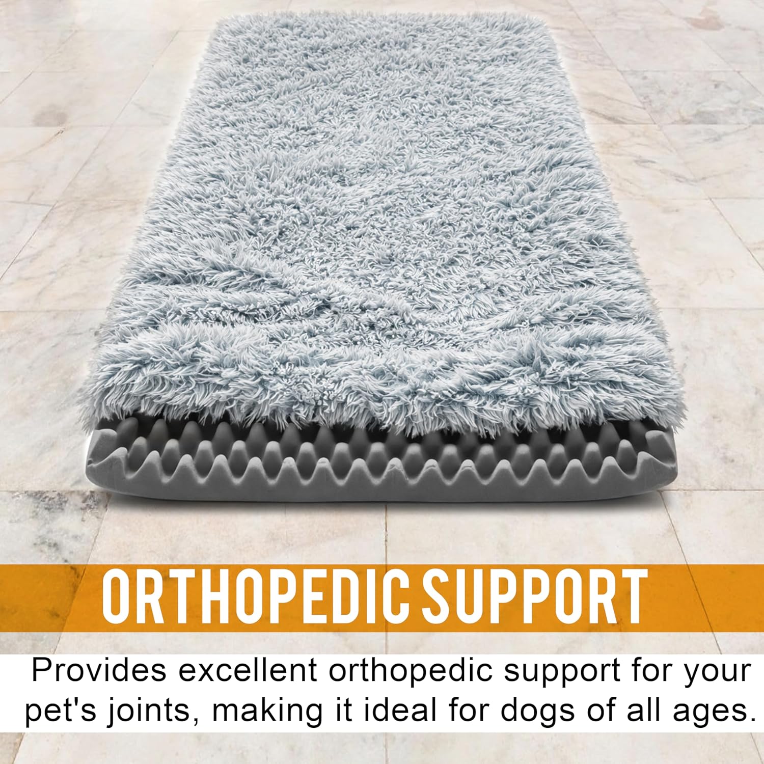 Dog Bed pet beds (X-Large)- Premium Quality, Washable & Portable, Eco-Friendly, Multiple Sizes, Stylish Design, Removable Cover, Size X-Large(39.37 X 23.62 X 3.93) inch