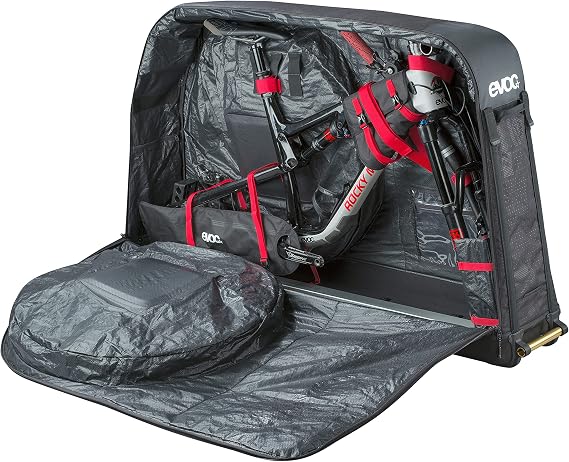 EVOC CHAIN COVER MTB Frame Bag, Transport Protection for Mountain Bikes (Cover for Bike Chain, for Most Mountain Bikes, Velcro Fixation, Protection Against Dirt and Damage), Black