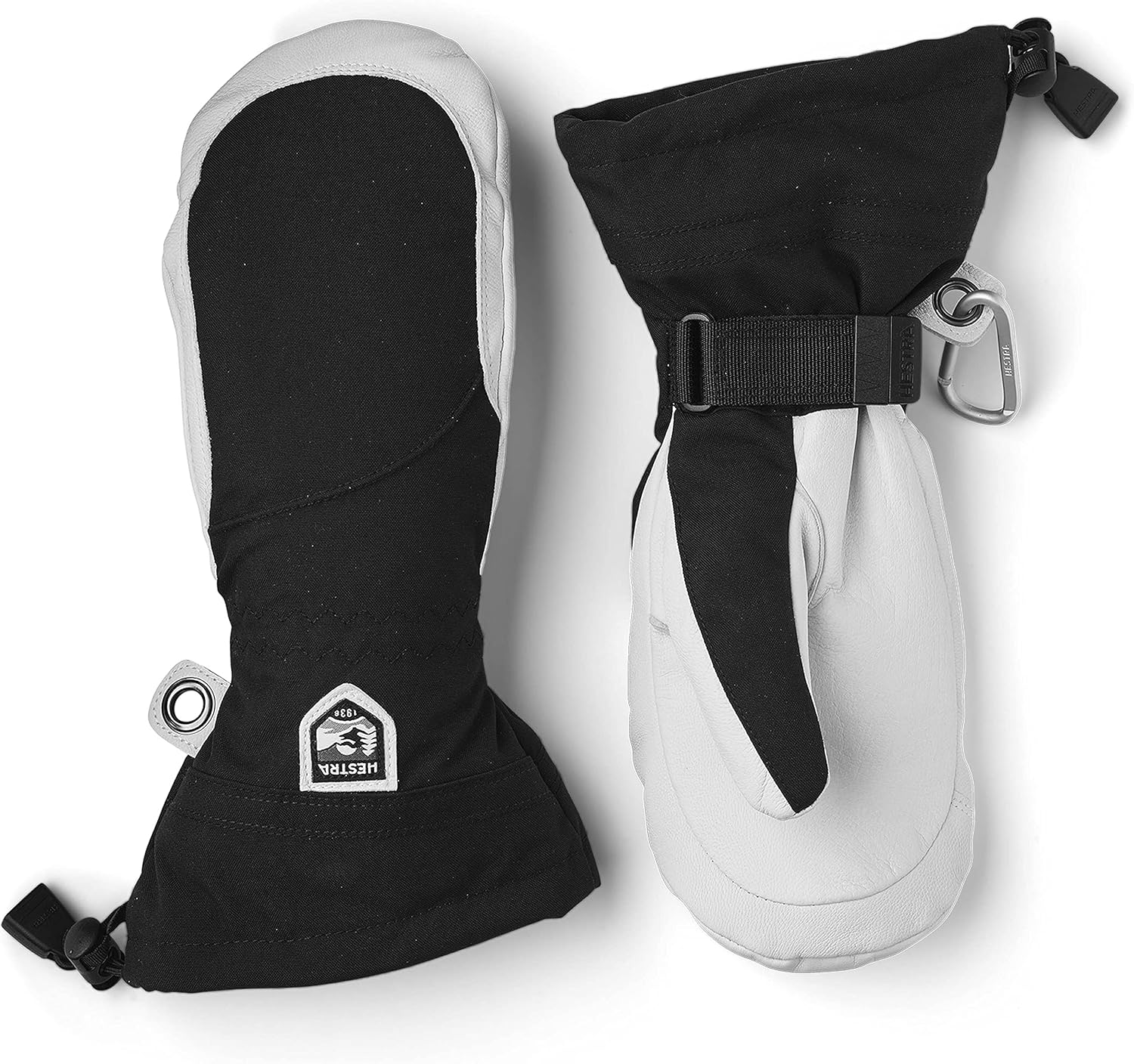 Hestra Heli Ski Womens Glove - Classic Leather Snow Mitten for Skiing, Snowboarding and Mountaineering (Women's Fit) : Sports & Outdoors