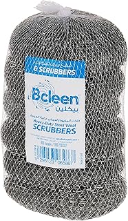 Bcleen بيكلين Dishwashing Heavy Duty Steel Wool Scrubber