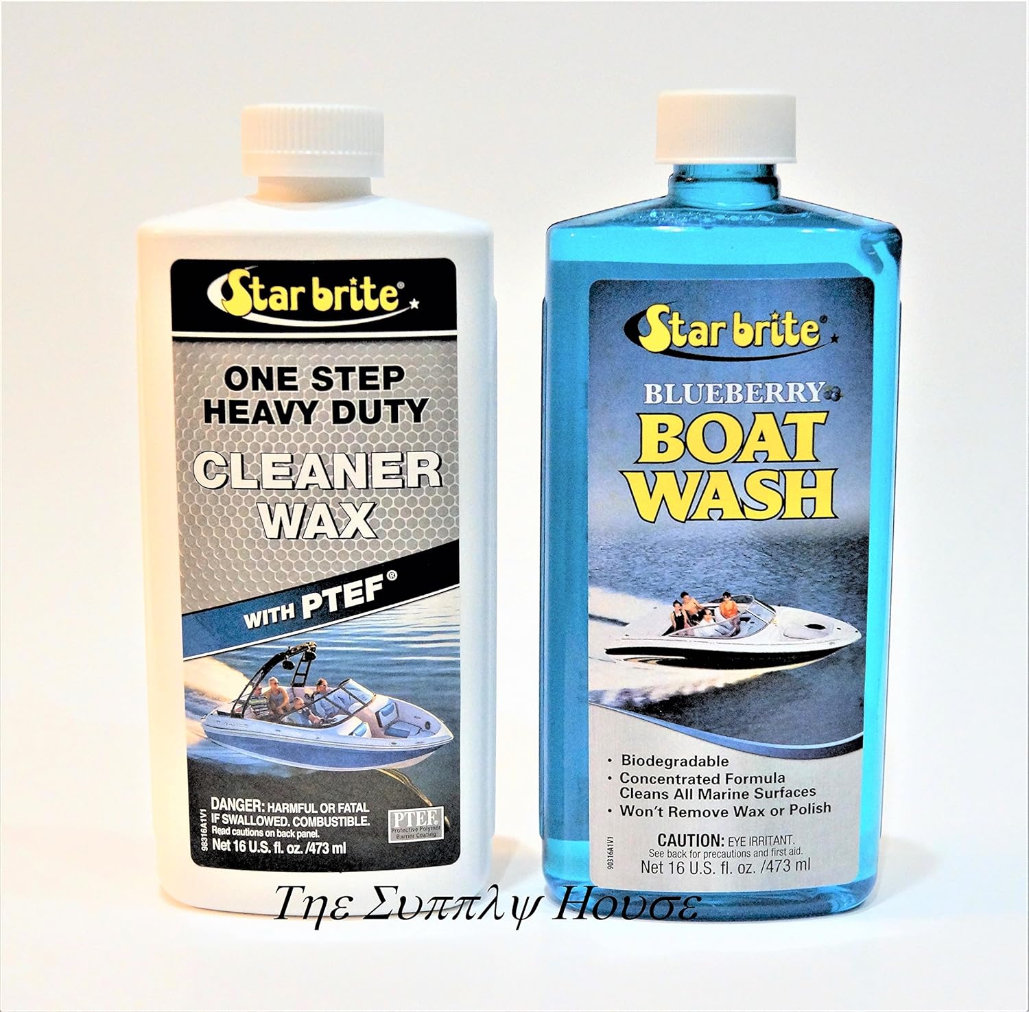 Star Brite Boat Wash & One Step Heavy Duty Cleaner Wax w