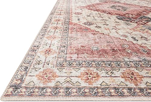 Miniatura 4 de Loloi II Colección Skye SKY-02 - Alfombra redonda tradicional de 6 pies x 6 pies, marfilbaya