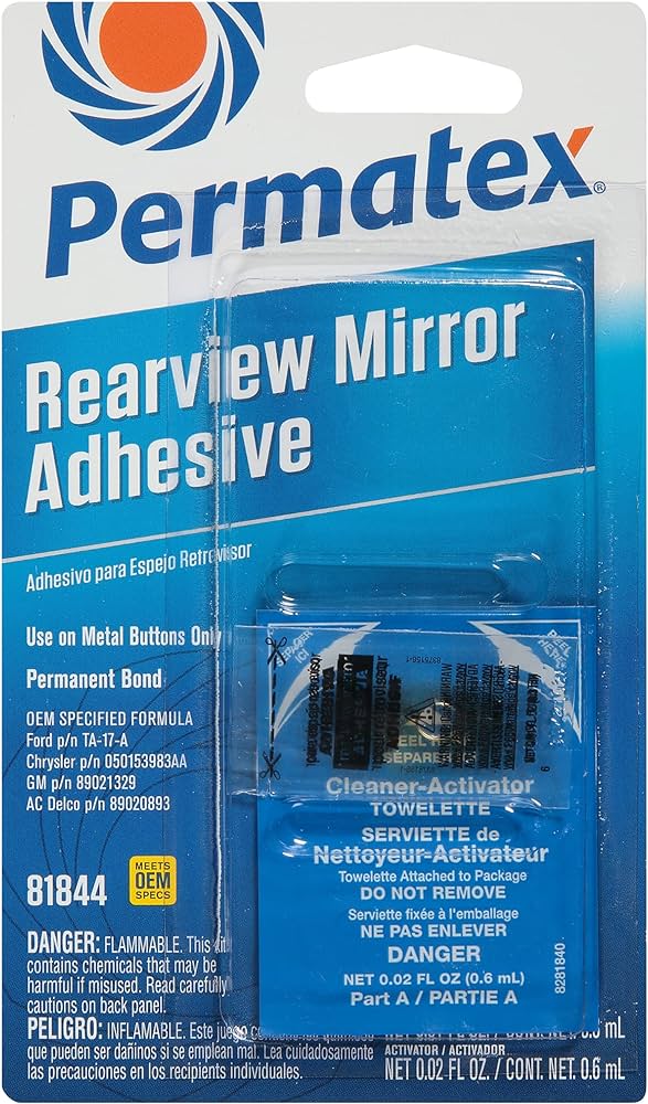 Permatex 81844 Professional Strength right Rearview Mirror 