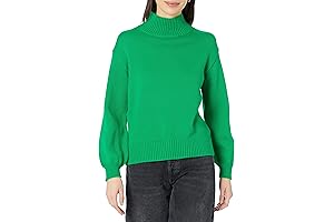 Amazon Essentials Women's Cotton Funnel-Neck Sweater