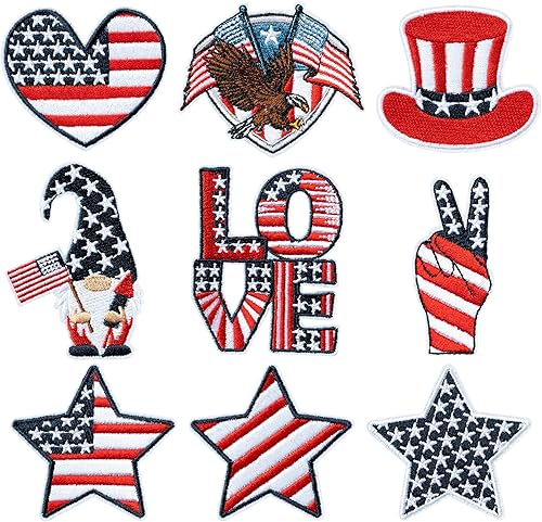 Miniatura 85 de 8 parches para planchar del día de San Patricio, trébol irlandés de la suerte, gnomo arcoíris, para coser, apliques bordados, verde de 4 hojas