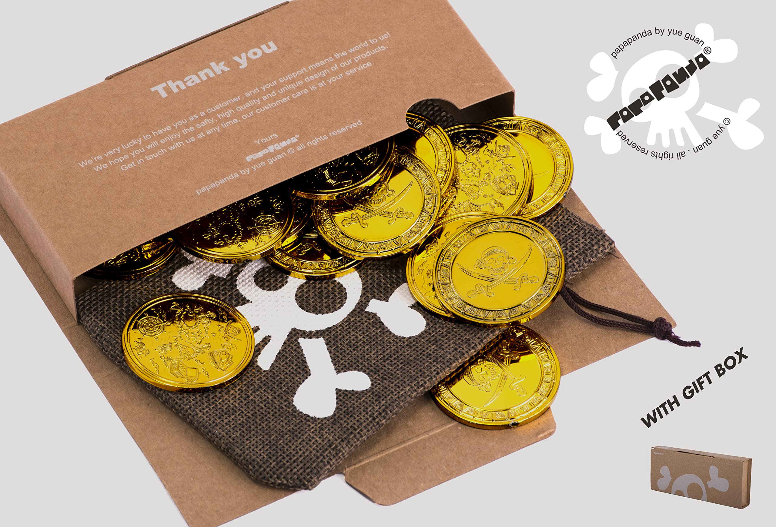Piraten Goldbeutel Mit Totenkopf – 18x24 Cm, Schwarz, Aus Polyester Für Mottopartys & Karneval