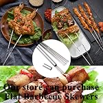 WILLBBQ Charcoal Grills Commercial Quality Portable Multiple Size Hibachi BBQ Lamb Skewer Detachable Camping Barbecue Grill for Garden Backyard Party Picnic Outdoor Cooking Use(39.4x7.1x5.1 inch)
