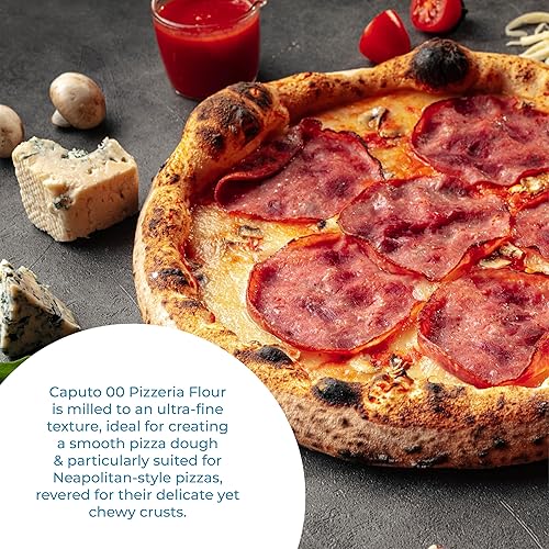 Miniatura 3 de Mulino Caputo "Harina de pizza - Tipo "00"" (12% proteína -11.0 lbs bolsa azul)"