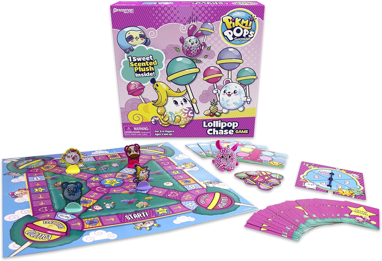 Pikmi Pops Lollipop Chase Game Board