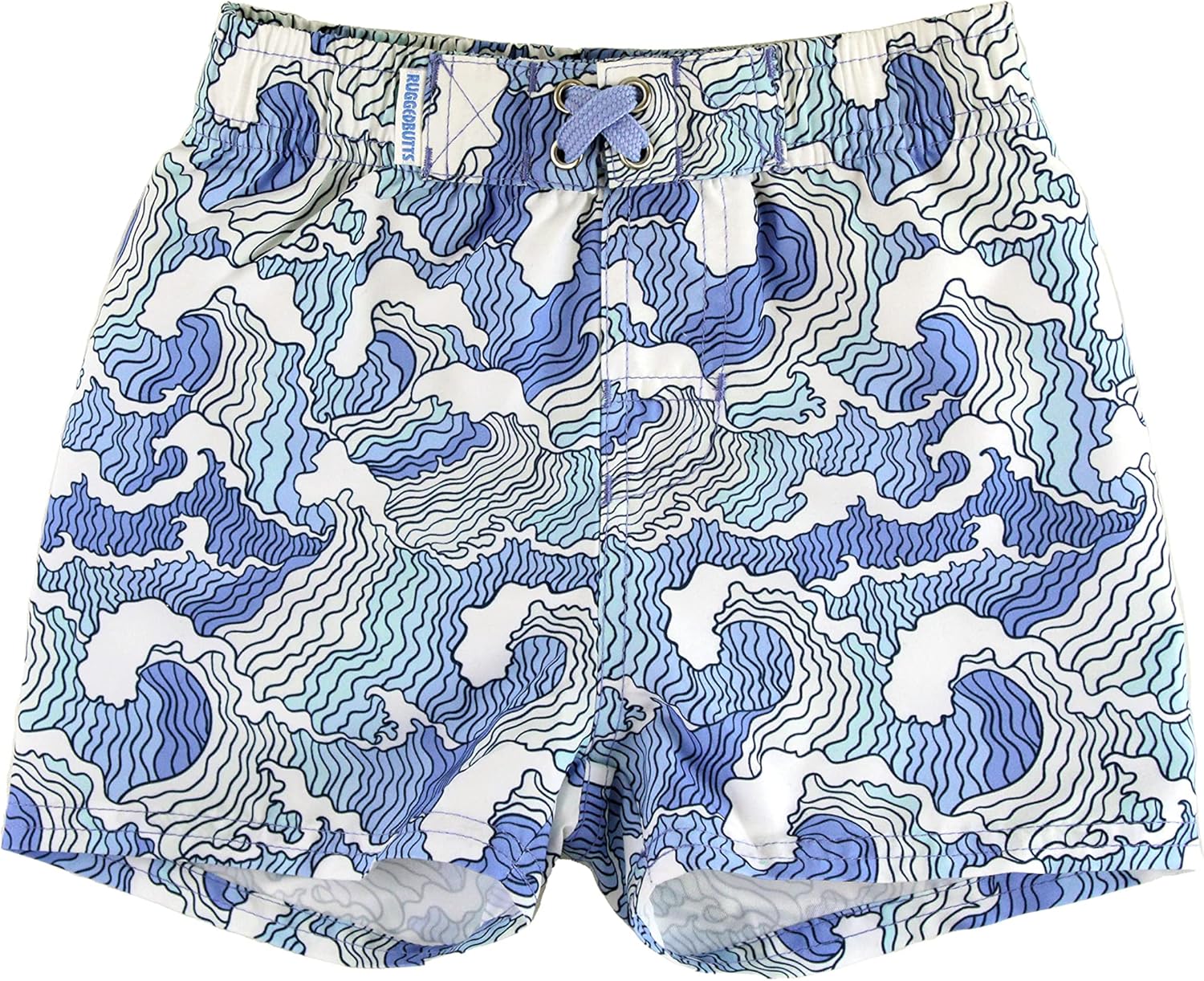 RUGGEDBUTTS Boys UPF50+ Sun Protection Fruits & Florals Swim Trunks