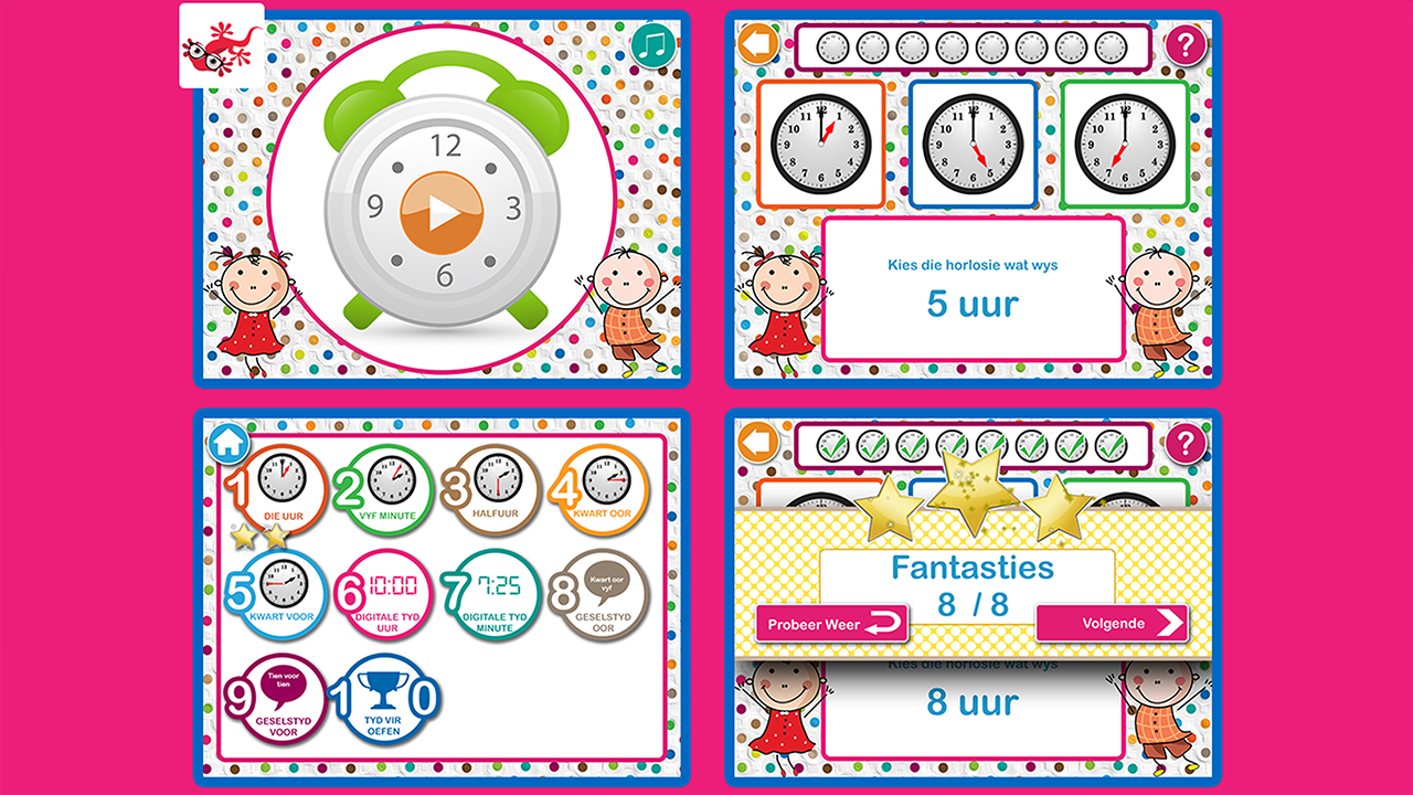 Telling Time in Afrikaans App on Amazon Appstore