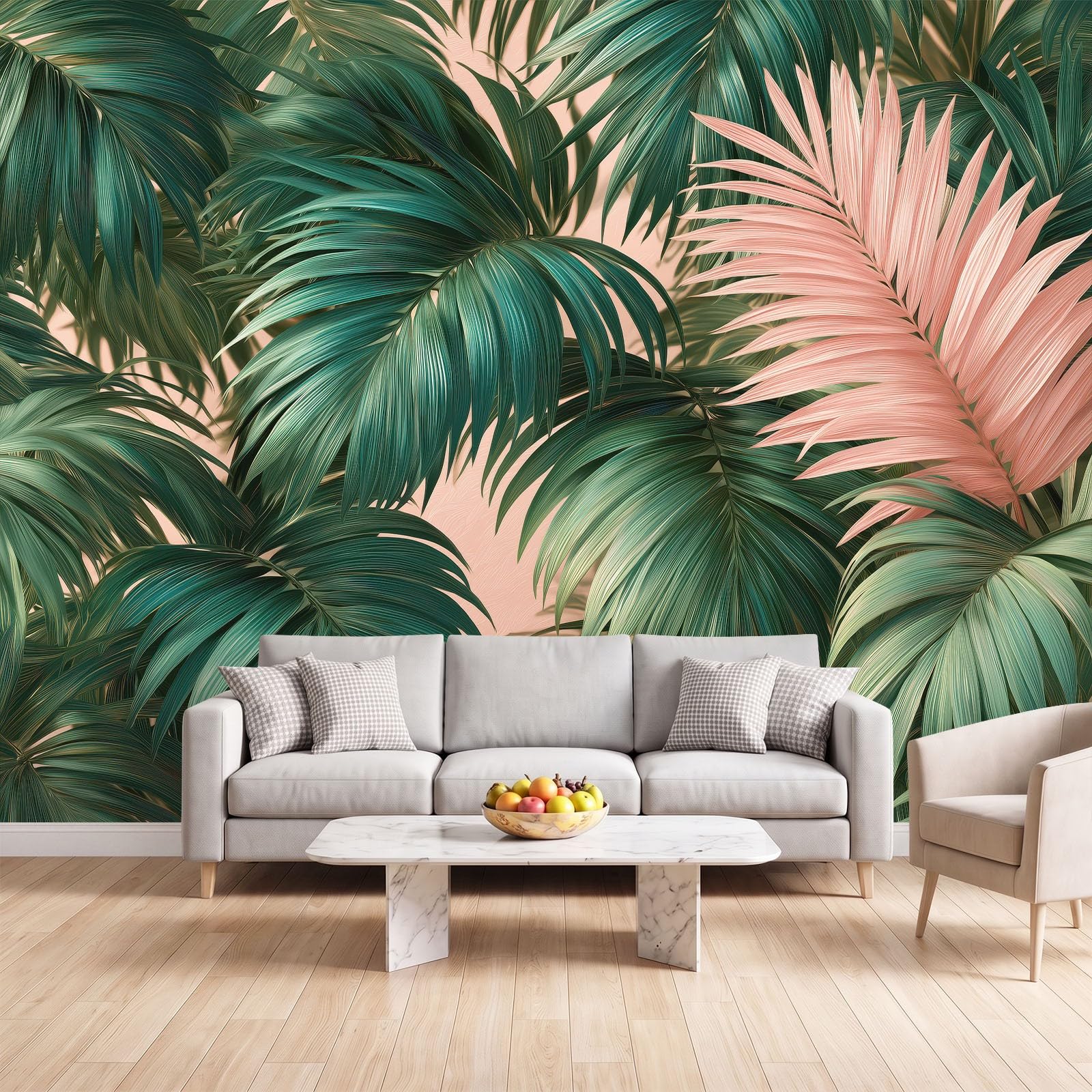 Monstera Palm Leaf Tapeta z włókniny