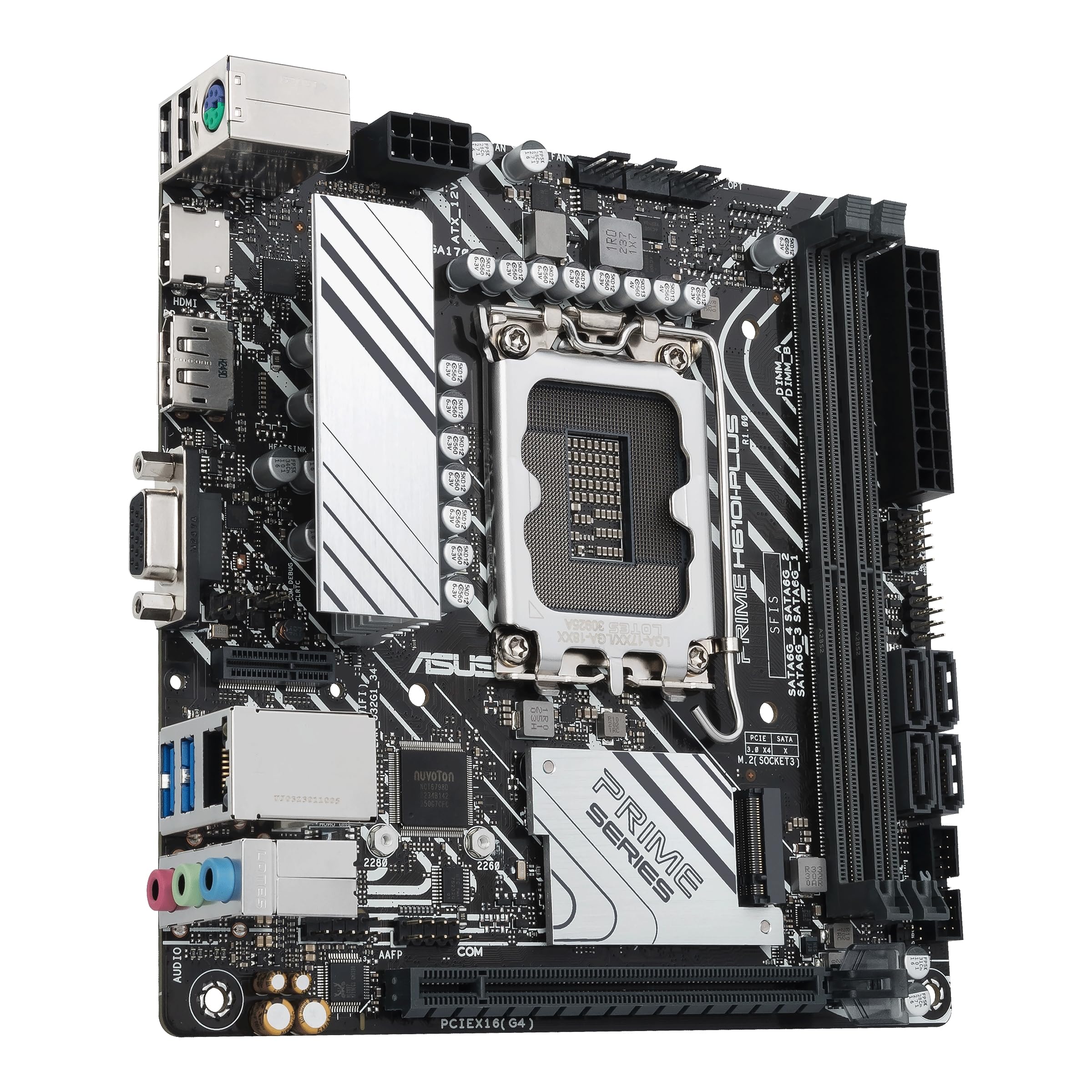 ASUS Placa mãe Prime H610I-PLUS-CSM Intel H610 (LGA 1700) Mini-ITX