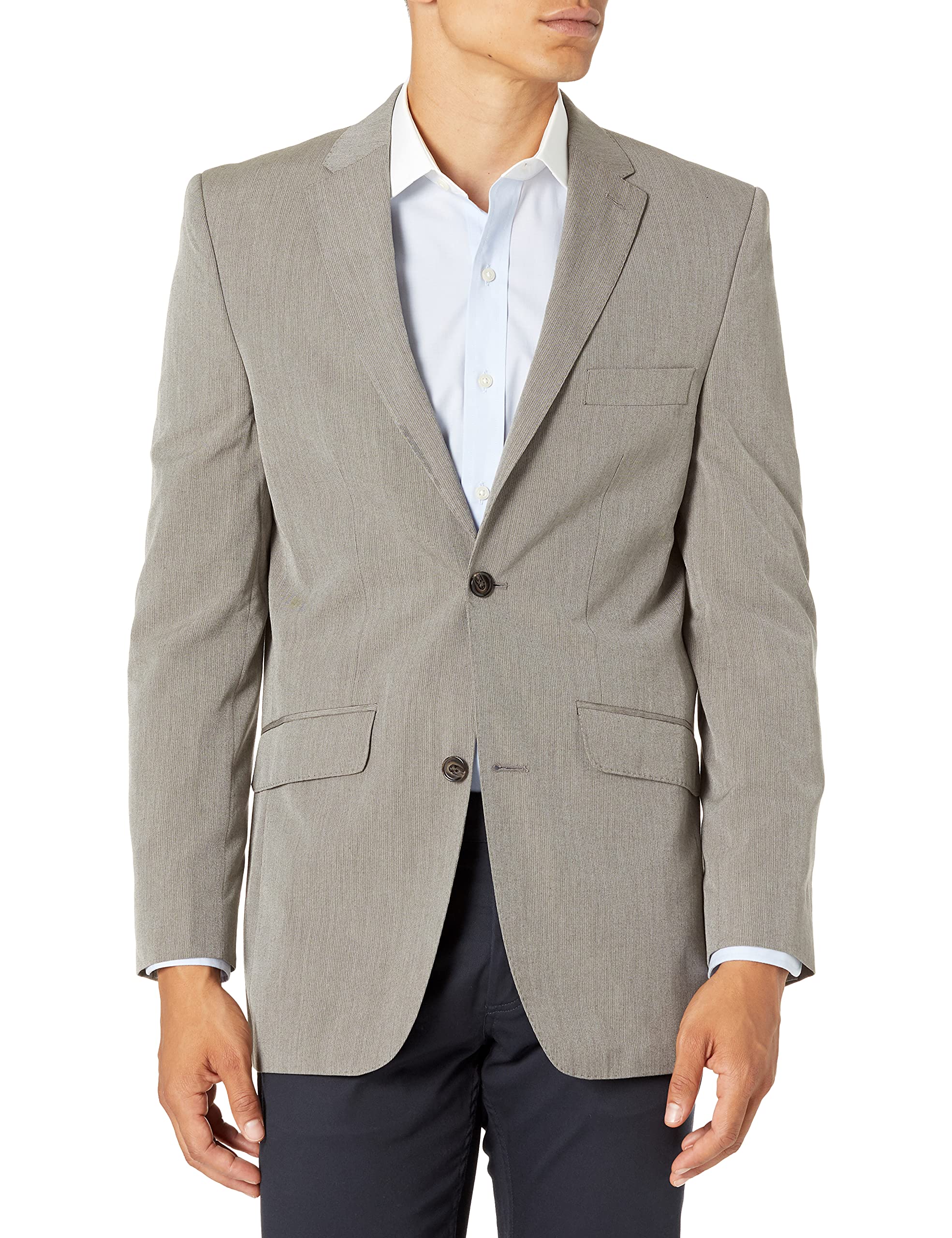 Men's Tailored Light Pinstripe Suiting Jacket