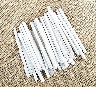 AnNafi® Chalk Pencils Edible | Raw Simple White Slate Pencil | Premium Edible Chalk Slate For Eating | Drawing Chalk Box Set For Kids in Bulk | Chalkboard Markers Dustless Eatable Stone Pencils (120)