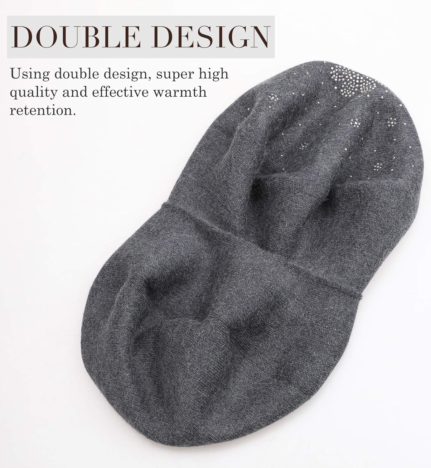 Sumolux Women Beret Hat French Wool Beret Beanie Cap Classic Solid Color Autumn Winter Hats - Image 5